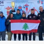 منتخب لبنان للناشئين في تزلّج العمق